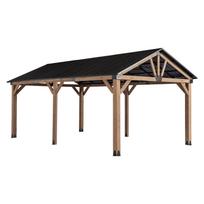 Pavėsinė CEDAR 3,6x6m Kedro medienos