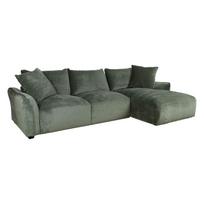 Kampinė sofa DIVI RC Mėtinės spalvos, dešininis kampas