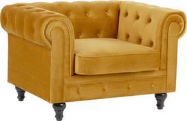 Shumee veliūrinis fotelis Yellow CHESTERFIELD | 214011 | 4251682248150