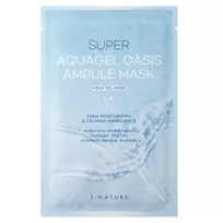 S.NATURE_Super Aquagel Oasis Ampule Mask drėkinamoji lakštinė kaukė 30ml