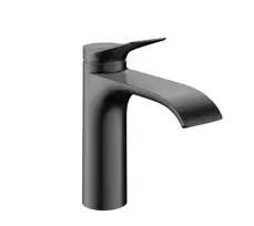 Hansgrohe Vivenis – praustuvo maišytuvas, EcoSmart, CoolStart, šlifuotas juodas chromas 75024340