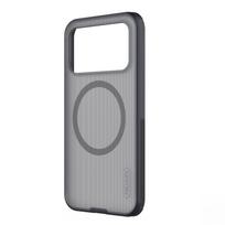 Nillkin Super Frosted PRO Magnetic Back dėklas skirtas Poco F8 Pro skaidrus juodos spalvos