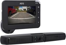 "AEG Solar Powered RV 4.3 Wireless Digital Parking Manoeuvring Camera" su belaidžiu siųstuvu, LCD dvigubu ekranu, vandeniui atsparus naktinis matymas