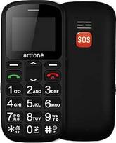 "artfone CS181 Black" - Mobilusis telefonas vyresnio amžiaus žmonėms be sutarties, dviejų SIM kortelių 2G GSM mobilusis telefonas su dideliais mygtukais, SOS pagalbos iškvietimo mygtukas, žibintuvėlis, didelis mygtukas, balso pranešimas, greitasis rinkima