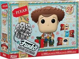 "Funko" advento kalendorius: , "Pixar 2024", "Pixar" kolekcija, 24 dienų siurprizas, vinilinė mini figūrėlė, kurią galima rinkti, paslaptinga dėžutė, dovanų idėja, šventės, Kalėdoms mergaitėms, berniukams