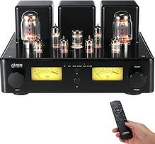 "Juson Audio FTA88" patobulintas KT88 lempučių stiprintuvas, A klasės, "HiFi" vakuuminis stiprintuvas su "BT 5.4 Mosfet", viengubas, dviejų režimų nuotolinio valdymo pultas, aptX-HD (FTA88 2025)