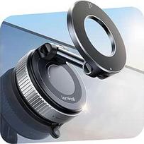"Lamicall" magnetinis automobilinis mobiliojo telefono laikiklis "Magsafe Car Mount" - [vakuuminis siurbimo puodelis ir 24 x magnetas] "Mag Safe Holder" automobilinis mobiliojo telefono laikiklis 360° kampu pasukamas automobilinis laikiklis "iPhone" 17 16