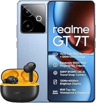 "realme GT 7T" 256GB 12GB "IceSense" mėlyna versija su įkrovikliu + "T200 Lite" juoda