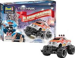 "Revell Control RC Truck" advento kalendorius - nuotolinio valdymo sunkvežimių surinkimas per 24 dienas - dovana berniukams, mergaitėms ir suaugusiesiems nuo 10 metų