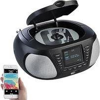 "VR-Radio" CD grotuvas: (Radijas, nešiojamasis grotuvas, garsiakalbis): Mobilus stereofoninis radijo imtuvas su DAB+/FM, "Bluetooth", CD, AUX, 10 W (Radijas, nešiojamasis grotuvas, garsiakalbis)