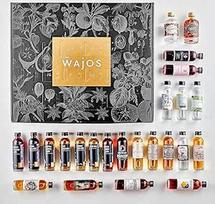 "Wajos" advento kalendorius "Alkoholis": su viskiu, romu, likeriu ir degtine, spiritinių gėrimų advento kalendorius vyrams ir moterims
