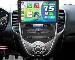 4+64GB automobilinis radijas "Android 15", skirtas "Hyundai ix20 2010-2019" - belaidis "Carplay" ir "Android Car", GPS, "Bluetooth 5.4", "WiFi 6.0", USB - stereofoninis 9 colių jutiklinis ekranas, suderinamas su daugialypės terpės navigacija