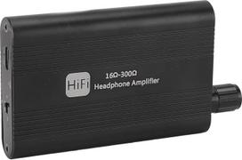 Ausinių stiprintuvas, 16-300Ω HiFi ausinių stiprintuvas su 2 pakopų stiprinimo jungikliu, 3,5 mm AUX įvestis, ausinių garsumo stiprintuvas MP3 MP4 telefonams ir kompiuteriams ir kt.