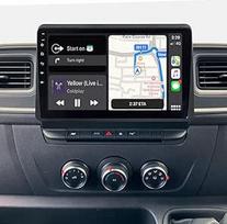 Automobilinis radijo imtuvas "Android 14 2+64G", skirtas "Renault Master Movano B NV400 2019-2023", 10,1 colio jutiklinis stereofoninis ekranas su belaidžiu "Carplay Android Car", navigacija GPS, "WiFi", "Bluetooth", dviguba USB, SWC