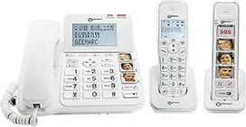Geemarc Schnurgebundenes senjorų telefonas Pack SENIOR 295 atsakiklis, Foto-Tasten, incl. Mobilt