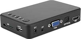 HDMI medijos grotuvas, 1080P 4K Ultra HDMI skaitmeninis multimedijos grotuvas su adapteriu ir nuotolinio valdymo pultu, skirtas MKV/RM, MMC USB diskams ir SD kortelėms, automobilinis HD grotuvas