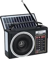 Nešiojamas retro radijas, kompaktiškas AM/FM/SW "Bluetooth" radijas su saulės kolektoriumi, nešiojamas LED apšvietimas, įkraunamas akumuliatorius, palaiko TF kortelę/USB MP3 grotuvą (tamsus)