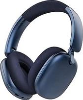 RORSOU C6 aktyvaus triukšmo slopinimo ausinės, belaidės "Bluetooth" ausinės per ausis, 60 valandų žaidimo trukmė, lengvos sulankstomos, patogios ausų pagalvėlės, ausinės su mikrofonu "iPad/PC", mėlynos spalvos