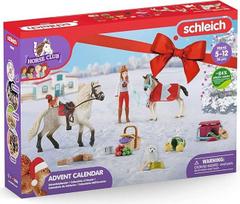 schleich 98642 "Horse Club" advento kalendorius 2022, skirtas vaikams nuo 5 metų, žirgų gerbėjams, su žmonių žaislinėmis figūrėlėmis, žirgais ir daugybe priedų