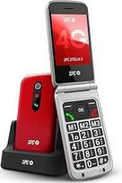 SPC Stella 3-4G mobilusis telefonas senjorams su atlenkiamu dangteliu, meniu ir dideliais mygtukais, pagalbos iškvietimo mygtuku, nuotolinio konfigūravimo funkcija, suderinamas su klausos aparatu ir 103 dB garsumu, įkrovimo stotelė ir 3 tiesioginiai