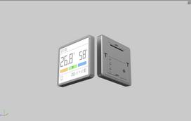 HYGROMETER/THERMOMETER/CLOCK/MTHM01 MOVA