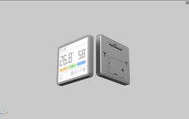 HYGROMETER/THERMOMETER/CLOCK/MTHM01 MOVA