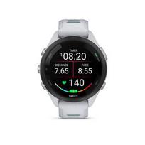 Garmin Forerunner 265s 42mm juodas apvadas su „Whitestone“ (baltojo akmens) spalvos korpusu ir „Whitestone“ (baltojo akmens) arba „Neo Tropic“ (žalsvos) spalvos silikoniniu dirželiu