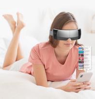 RENPHO Eyeris View akių masažuoklis, Vision Window, 5 režimai, Bluetooth, pilkas