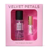 Victoria's Secret rinkinys: Velvet Petals mini kūno dulksna ir maitinantis lūpų aliejus, 75 ml