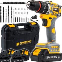 Akumuliatorinis atsuktuvas, Powermat 21 V, 2 Ah
