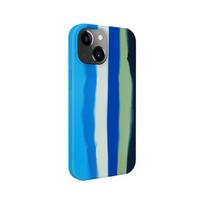 Aizmugurējais vāciņš Evelatus Apple iPhone 15 Plus Silicone case Multi-Colored Blue 4752192068431 EVEAPP15PSMCB (4752192068431)