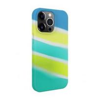 Evelatus silikoninis dėklas Apple iPhone 15 Pro Max įvairiaspalvis geltona žalia