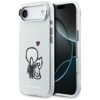 Karl Lagerfeld Karl  AND  Choupette Etui Back MagSafe for iPhone Air, transparent