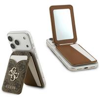 GUESS Portfolio with mirror 4G Stand  AND  Mirror Magsafe brown
