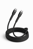 Quik Accessories QK-1011 Soft Silicone 60W Charging  AND  Data Cable, USB-C to USB-C, 1m