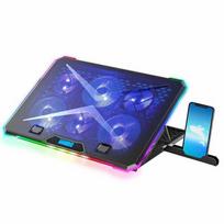 Evolveo ANIA9 laptop cooling pad, 17-inch, 2500 RPM, Black