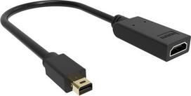 Vision TC-MDPHDMI/BL Mini DisplayPort to HDMI Type A (Standard) Black Adapter Cable
