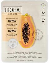 Iroha lakštinė AHA šveičiamoji veido kaukė Iroha Peeling AHA Papaya 20ml