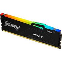 Kingston FURY Beast RGB Black (EXPO + XMP), DDR5, 16GB, 6400MT/s, CL32, Single stick KF564C32BBEA-16