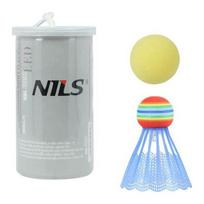 NILS Extreme Nils Extreme NBL6092 nailoninė LED badmintono raketė 1 vnt. su kamuoliuku NILS
