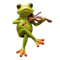 Varlės Muzikanto Statulėlė Rankomis Graviruotas Varlės Ornamentas su UV Danga Mini Dervos Figūrėlė B