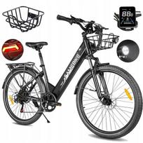 Samebike - RS-A01 Pro - Vélo Électrique - Moteur 1000W - Batterie 36V 15Ah - Vitesse Max 35km/h - 90KM d'autonomie - Noir