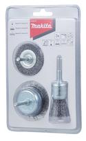 Makita D-66070 Drill Wire Brush Set, 3 pcs