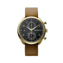 MASTER WORKS Quattro 002 Laikrodis Kvarcinis Oda Ruda (MW07YB-EDLBO8) Vyriškas Japonijoje pagamintas laikrodis, 41 mm, Apyrankė, Chronografas, auksas