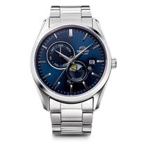 Orient SUN MOON Automatinis Šiuolaikinis su Japonijos Garantija & Laikrodis, Stilius, Vyriškas, Tamsiai mėlynas, RN-AK0303L, Gamintojo