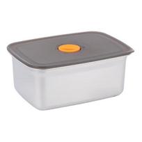 Pietų dėžutė su dangteliu, sukraunami užkandžių indai, nepralaidus nerūdijančio plieno maisto indas vaisiams, daržovėms, riešutams M 4pcs