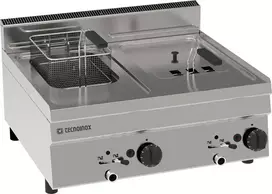Dujinė gruzdintuvė Tecnoinox Snack Line T65, 8+8 L (dviguba talpa)