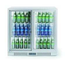 Dvejų stumdomų durų baro šaldytuvas, Arktic, 150L, Sidabro, 220-240V/160W, 900x520x(H)840mm