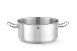 Žemas prikaistuvis – be dangčio, HENDI, Kitchen Line, 4,9L, ⌀240x(H)110mm