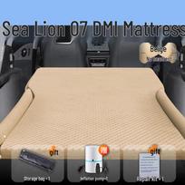 BYD Sea Lion 07dmi automobilio pripučiamas bagažinės čiužinys ir galinės sėdynės miego kilimėlis Standard smėlio spalvos be atramos galvai